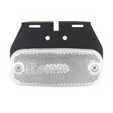 Markeringslamp Wit  10-30V 110x45 mm LED met houder