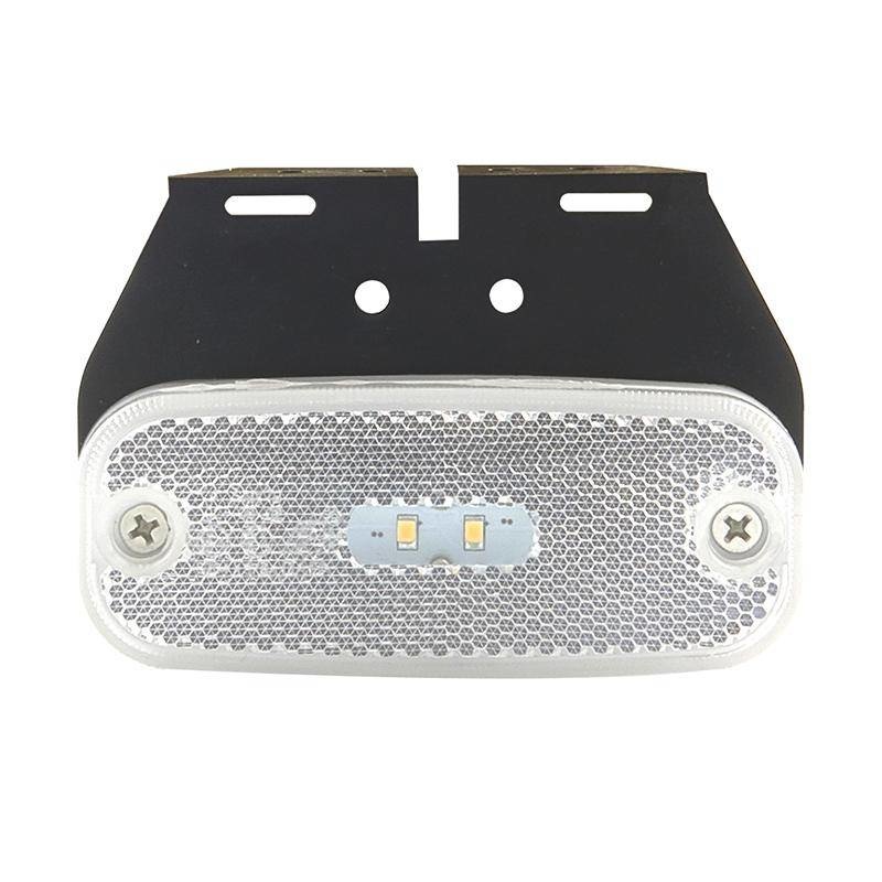 Markeringslamp Wit 10-30V 110x45 mm LED met houder