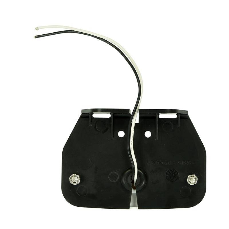 Markeringslamp Wit 10-30V 110x45 mm LED met houder