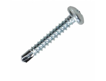 10 stuks zelfborende plaatschroeven 4,8 x 25 mm