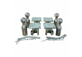 Kipperscharnierset 3-zijdig 3500kg 10-delig