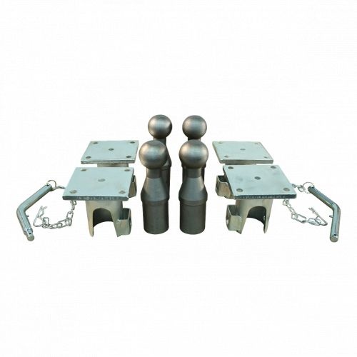 Kipperscharnierset 3-zijdig 3500kg 10-delig