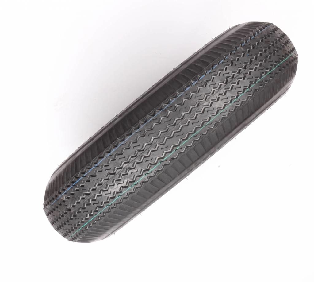 Compleet 10 inch Vredestein wiel - 5.00-10 band + velg - franse steek: 4x115 - 500 kg - 8PR - 85 mm naafdiameter