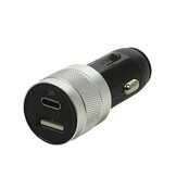 USB lader 2-weg 12V/24V  USB A & C