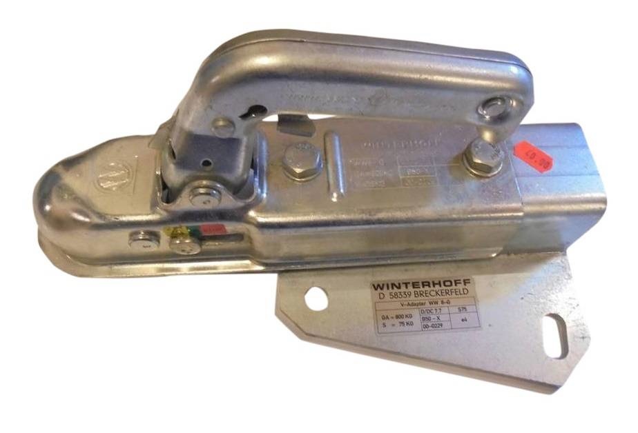 Winterhoff V-dissel - koker 50 mm - 800 kg - ongeremde koppeling