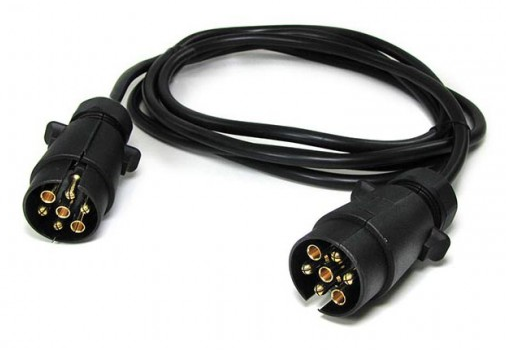 Verloopkabel 3 meter 7 aderig met 2x 7-polige stekker - 300 cm