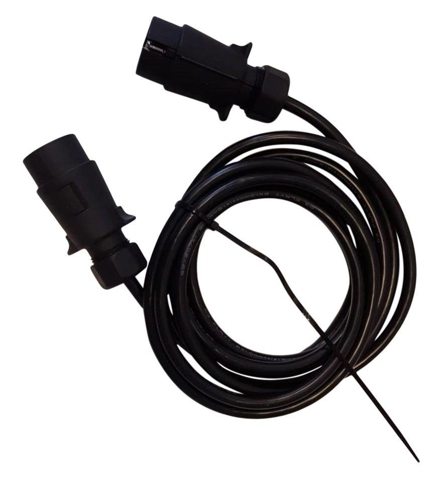 Verloopkabel 3 meter 7 aderig met 2x 7-polige stekker - 300 cm