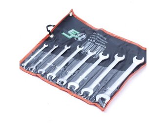 Steeksleutelset 8-delig Matt inclusief foudraal