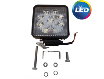 Werklamp 12V 9x3W LEDS incl. montageset