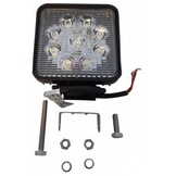 Werklamp  aanhanger 12V 9 x 3W LEDS incl. montageset