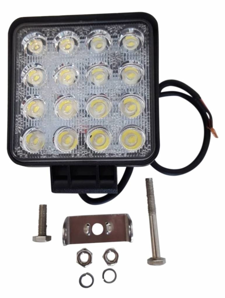 Werklamp aanhanger 12-36V 16x3W LEDS incl. montageset
