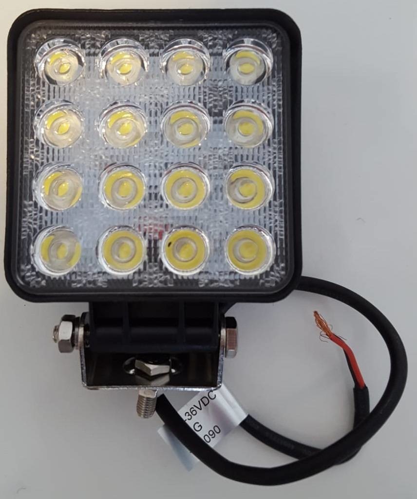 Werklamp aanhanger 12-36V 16x3W LEDS incl. montageset