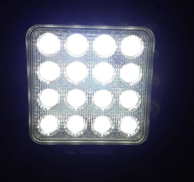 Werklamp aanhanger 12-36V 16x3W LEDS incl. montageset