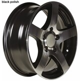 Compleet wiel op lichtmetalen velg 185R14 (steek 5x112) 900kg ET30 Naafdiameter 67 mm