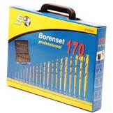 Professionele  metaalborenset 170-delig