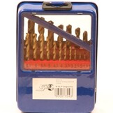 Metaalborenset 19-delig in metalen box