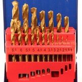 Metaalborenset 19-delig in metalen box