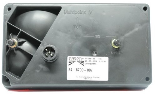 Multipoint 5 Rechts zonder achteruit met connector aansluiting