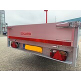 Geremde Eduard plateauwagen - 256x150 cm - 1350 kg bruto laadvermogen - 63 cm laadvloerhoogte - 30 cm borden