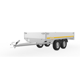 Ongeremde Eduard plateauwagen - 310x160 cm - 750 kg bruto laadvermogen - 72 cm laadvloerhoogte - 30 cm borden