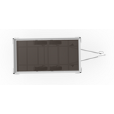 Ongeremde Eduard plateauwagen - 310x160 cm - 750 kg bruto laadvermogen - 72 cm laadvloerhoogte - 30 cm borden