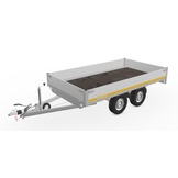 Geremde Eduard plateauwagen - 330x180 cm - 2000 kg bruto laadvermogen - 72 cm laadvloerhoogte - 30 cm borden