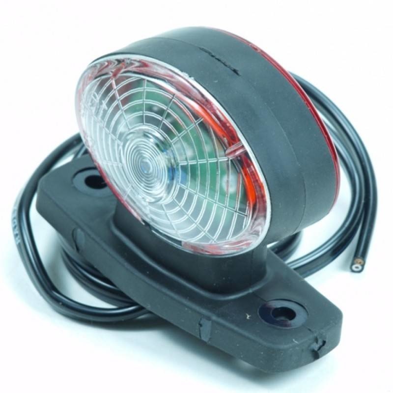 Breedtelicht halfrond LED links/rechts 12 volt