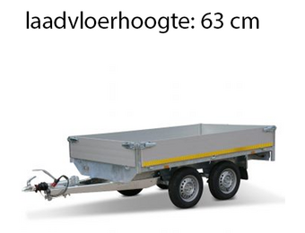 310x160 cm - 750 kg - 30 cm borden - ongeremd