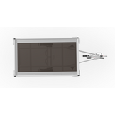 Geremde Eduard plateauwagen - 256x150 cm - 1500 kg bruto laadvermogen - 56 cm laadvloerhoogte - 30 cm borden