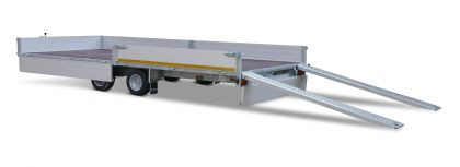 Geremde Eduard plateauwagen - 506x200 cm - 2700 kg bruto laadvermogen - 63 cm laadvloerhoogte - 30 cm borden