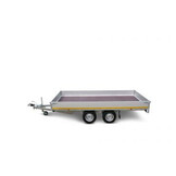 Geremde Eduard plateauwagen - 406x200 cm - 2700 kg bruto laadvermogen - 72 cm laadvloerhoogte - 30 cm borden