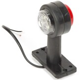 Breedtelicht rood/wit LED 12-24v