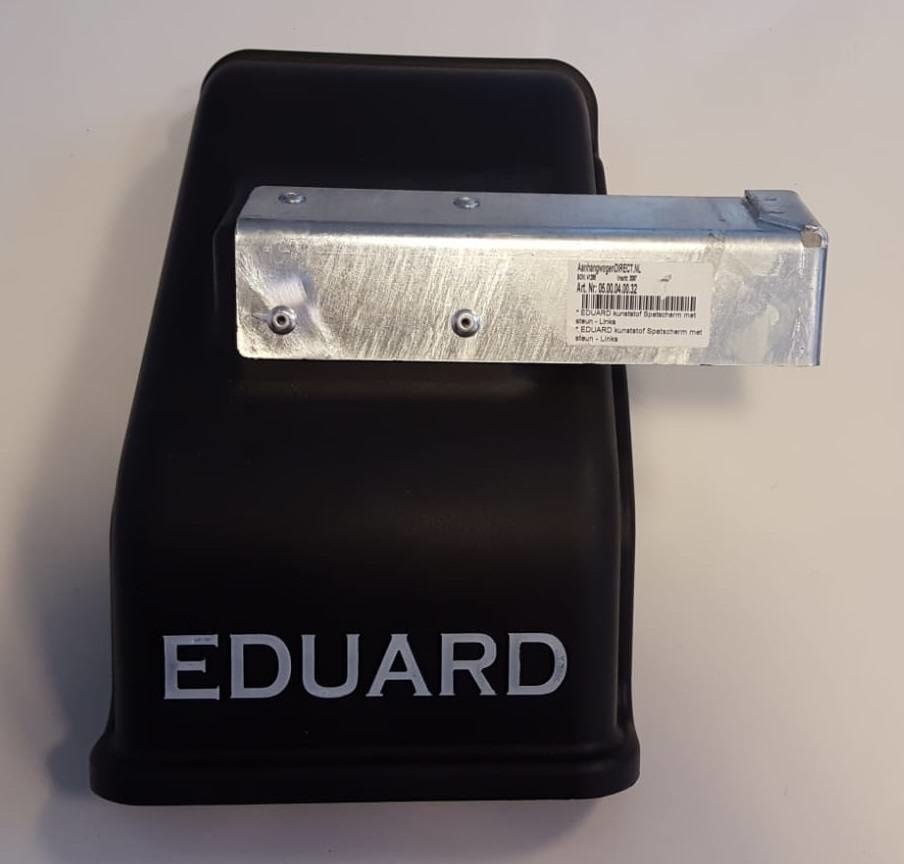 Eduard spatbord links met steun 420x220x140 mm
