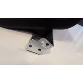 Eduard spatbord links met steun 420x220x140 mm