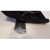 Eduard spatbord rechts met steun 420x220x140 mm