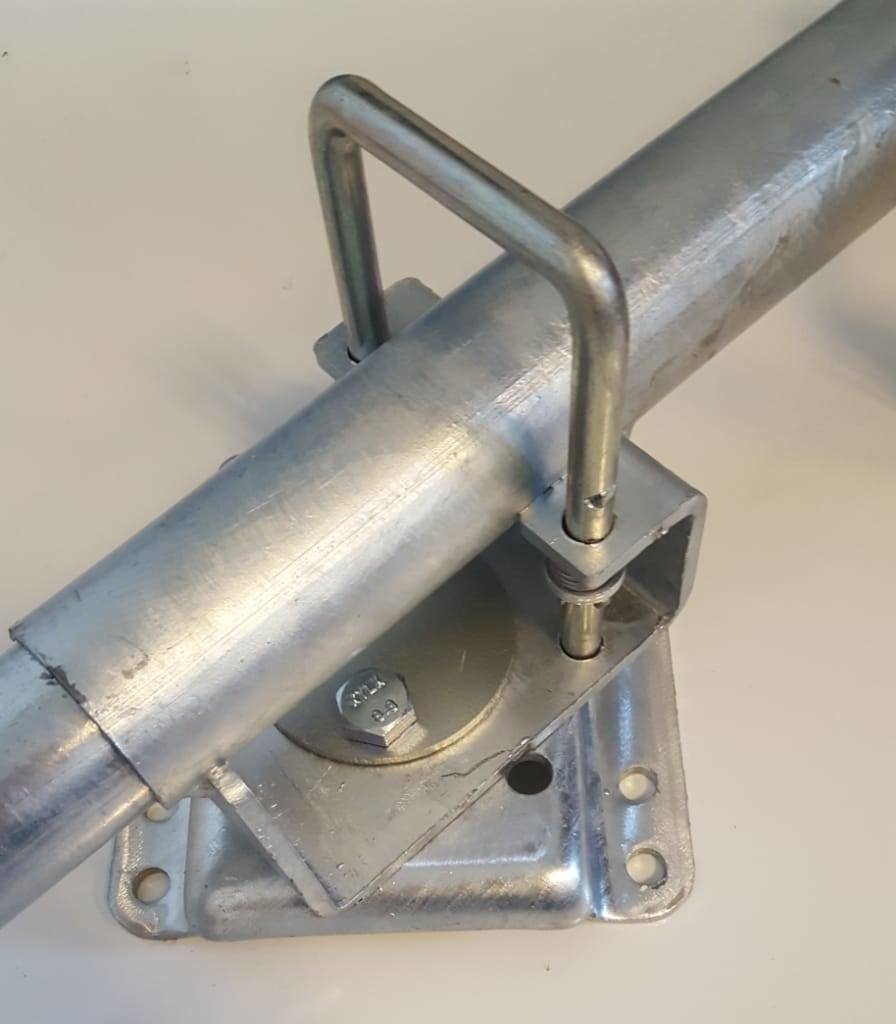 Draaibaar neuswiel met zijslinger 545 kg