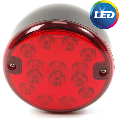 Ronde mistlamp - 140x77 mm - LED - met losse draad aansluiting