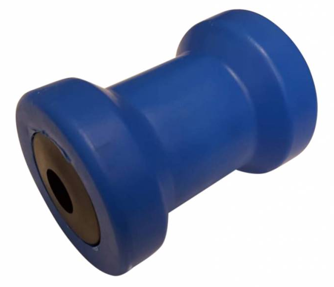 120x75 mm kielrol blauw 15 mm naafdiameter