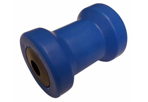 120x75 mm kielrol blauw 15 mm naafdiameter