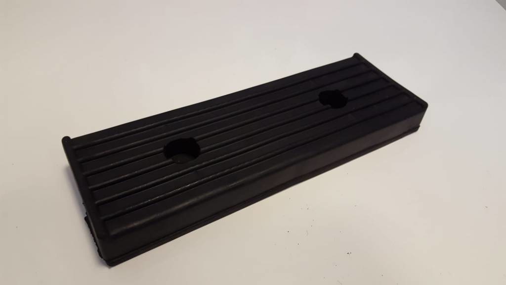 Stootkussen 296x100x32 mm - zwart