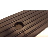 Stootkussen 296x100x32 mm - zwart