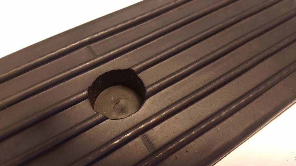 Stootkussen 296x100x32 mm - zwart