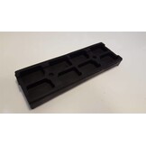 Stootkussen 296x100x32 mm - zwart