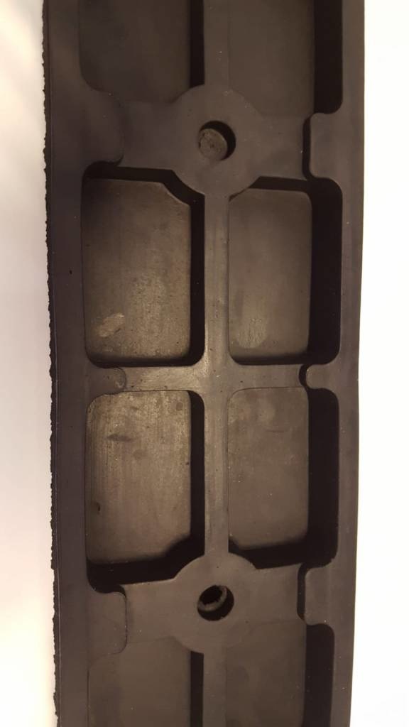 Stootkussen 296x100x32 mm - zwart