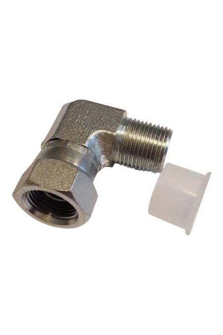 Koppeling - 3/8m x 3/8m - hoekstuk