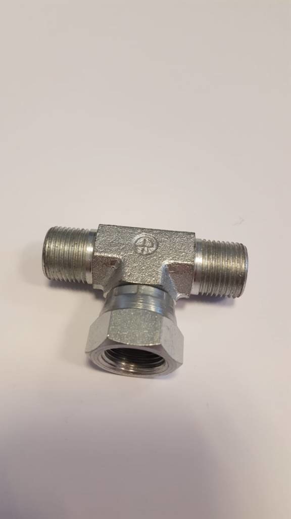Koppeling - 3/8m x 3/8m x 3/8m - t-stuk