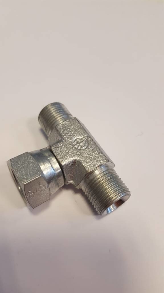 Koppeling - 3/8m x 3/8m x 3/8m - t-stuk