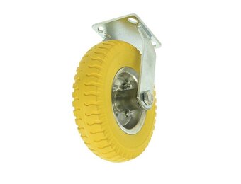 Bokwiel PU band 8 inch - totale hoogte: 260 mm