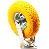 Zwenkwiel PU 300x4 - 80 kg - totale hoogte 300 mm