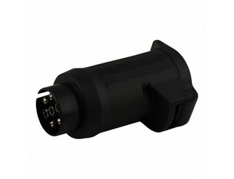 Verloopstekker extra lang - auto 7 polig > aanhanger 13 polig